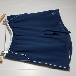 K-Swiss X-Large Navy Blue & White Men’s Athletic Shorts EUC